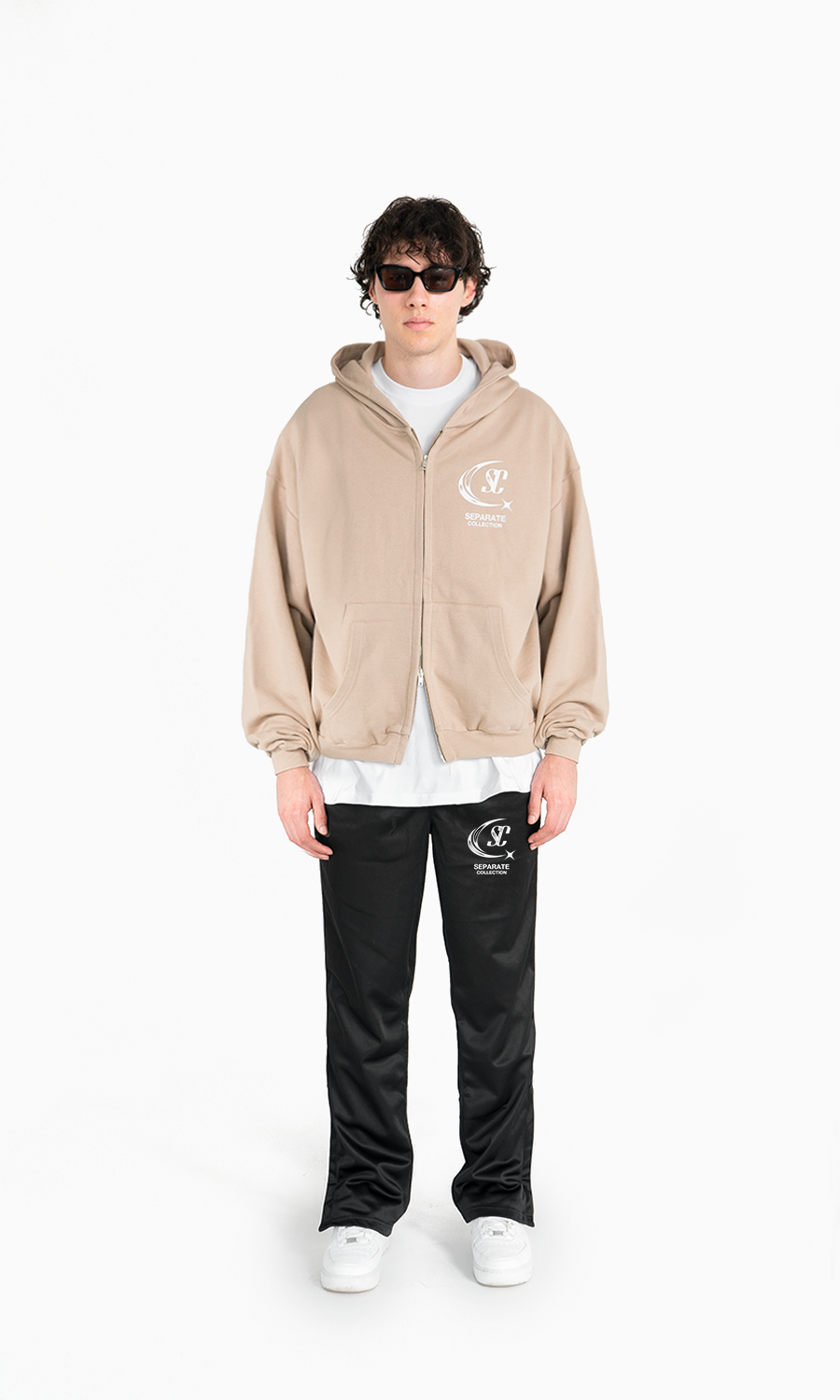 Separate Collection© Playmakers Club Zip-up Hoodie Sand